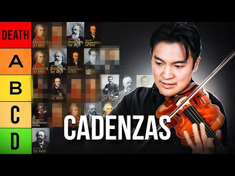 Ranking the BEST Cadenzas from Violin Concertos  🎻 [Difficulty Tier List]
