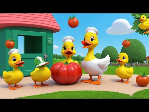 Глупая курица, потерявшая свой помидор