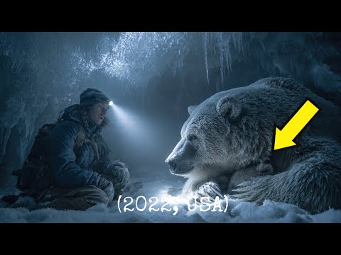 Encontró a una osa congelada protegiendo sus crías — lo que hizo al despertar cambió dos destinos