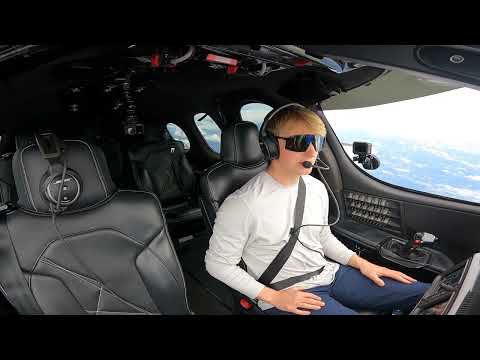 Cirrus Vision Jet Flight Vlog! Bumpy Ride to California!