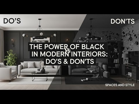 The Power of Black in Modern Interiors: Do’s & Don’ts