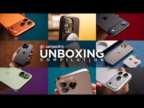 Unboxing iPhones 12 Pro to 17 Pro Max | ASMR Compilation | Satisfying