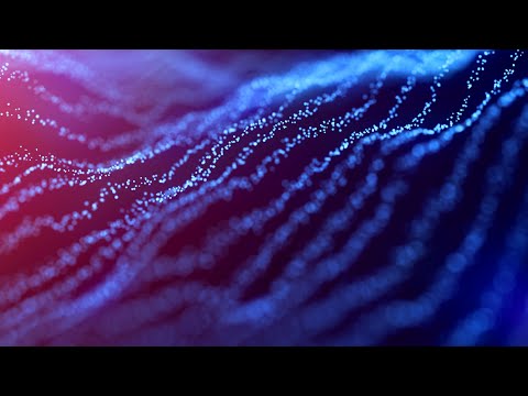 ☄ Particles Lines Displacement Abstract Bokeh Background Video Loop +4K 60FPS PREMIUM Footage