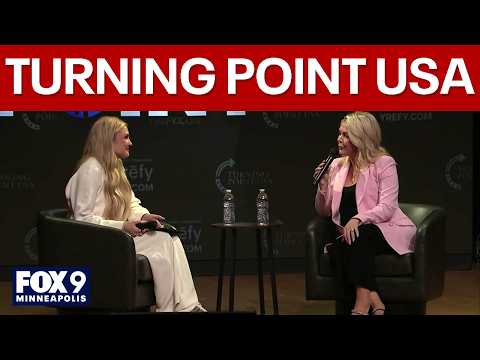 Turning Point USA: Erika Kirk hosts Karoline Leavitt