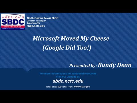 Microsoft Moved My Cheese Google Did Too!