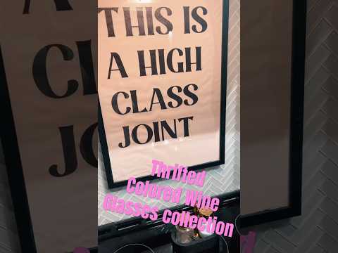 Luxury Home Trend for Less 🍷 Thrifted Glassware