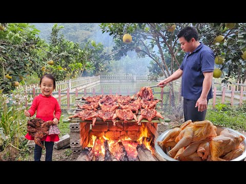 Smoked chicken:Process of making smoked chicken-Preserved for 360 days without spoilage.