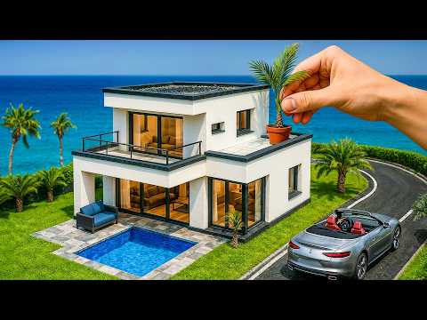 BUILDING MINI VILLA WITH MINI BRICKS | START TO FINISH | FINAL