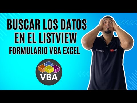 Como Buscar los Datos o Registros con el Listview en el Formulario VBA Excel Cap 75 Excel VBA