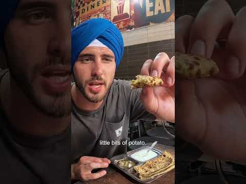 $0.60 Amritsar paratha in India 🇮🇳