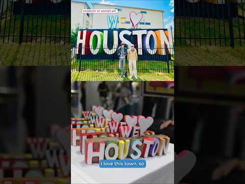 A Houston legacy: Meet the artist behind the 'We Love Houston' sign
