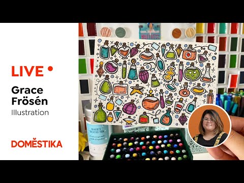 Illustration Challenge '31 days, 31 drawings': Illustrating Day 28 with Grace Frösén