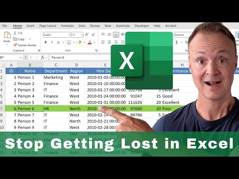 Highlight the Active Row Automatically in Excel