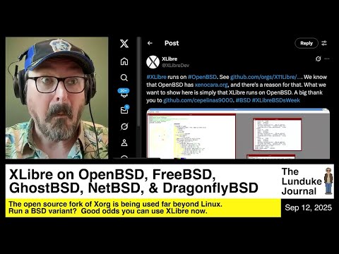 XLibre on OpenBSD, FreeBSD, GhostBSD, NetBSD, & DragonFlyBSD