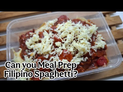 Filipino Spaghetti Meal Prep | Cook Once, Reheat When the Craving Hits