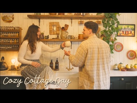 A Quiet Slow Living Day | Katsu Curry Cooking, Pancakes & Cottagecore Shopping