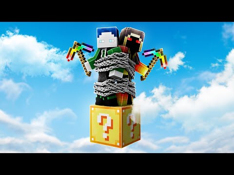 ICH BIN MIT PAPAPLATTE AUF EINEM LUCKY BLOCK GEFANGEN... (hilfe)