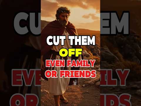 Warning: 8 Signs You Should Cut Ties, Even with Family or Friends! | Stoic Philosophy