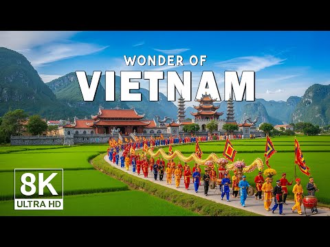 Wonders of Vietnam – Explore Rice Terraces, Ancient Towns, and Coastal Beauty | Travel Video 4K