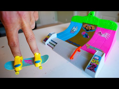 INSANE HOT WHEELS FINGERBOARD SKATEPARK!