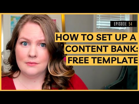How to Set Up a Content Bank to Keep Track of All Your Content: FREE TRELLO TEMPLATE
