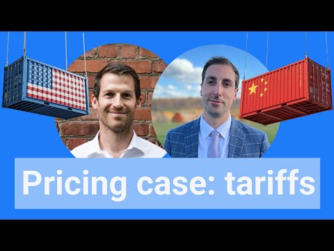 Pricing consulting case interview: US tariffs (w/ McKinsey & EY Consultants)