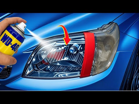 Apply THIS to Your Foggy Headlights and Make Them Shine Like BRAND NEW in Seconds 😱