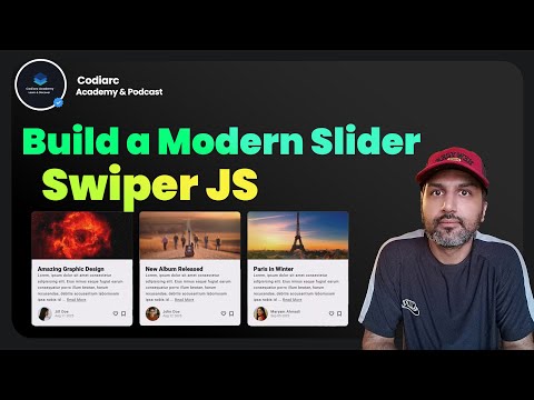 How to Create a Responsive Slider with HTML, CSS & Swiper.js  Step-by-Step Tutorial