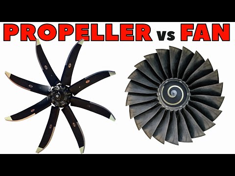 This is Why Some Aircraft Use Propellers and Others Fans