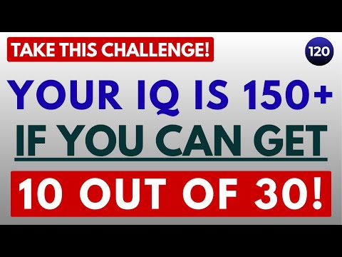 YOUR IQ IS 150+ IF YOU CAN GET 10 OUT OF 30! || 30 QUESTIONS #generalknowledge #quiz #gk #trending