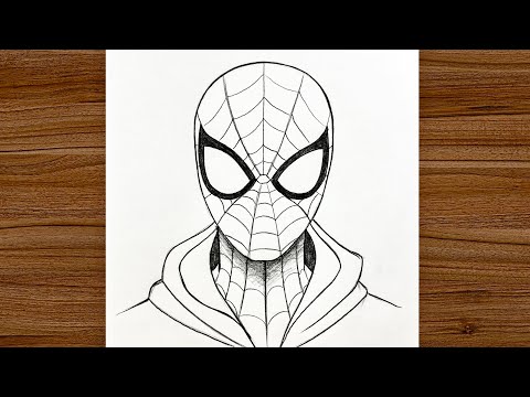 Drawing Spider-Man for Beginners - Step by Step