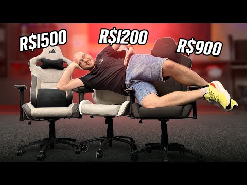 VALE GASTAR MAIS em cadeiras? Impressões com CORSAIR TC100, TC200 e T3 Rush