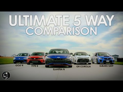 Ultimate Comparison | Type R v GR Corolla v Elantra N v Subaru S209 v Golf R