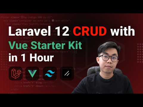 Master Laravel 12 CRUD with Vue Starter Kit in Just 1 hour for Beginners