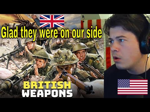 American Reacts The British Weapons of WWII