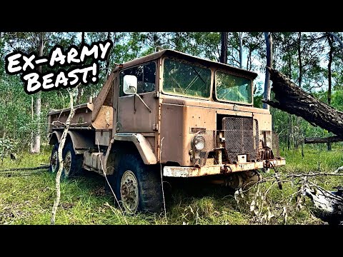 Will it START & DRIVE out of the BUSH? 60yr OLD 6X6 International Army Truck!