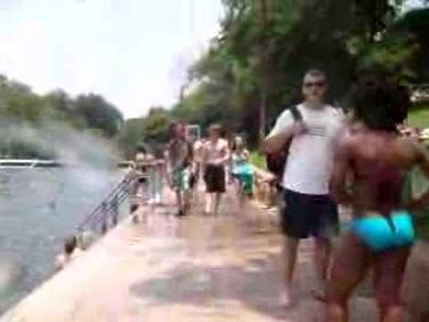 Walking Barton Springs Pool