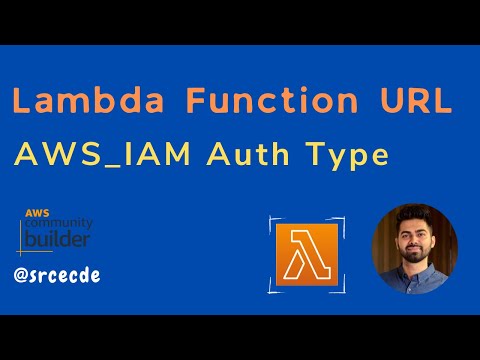 Secure AWS Lambda function URL with AWS_IAM Auth Type