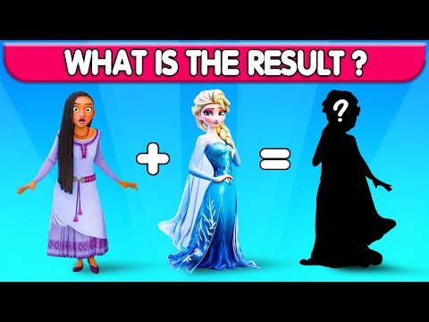 🔥 Guess the Character by their DRESS, EYES, SHADOW...Asha Wish, Disney Character, Inside out 2