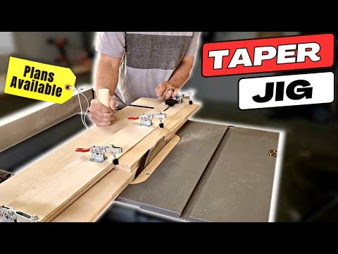 Taper Jig For Long Cuts | Table Saw Jointer Jig