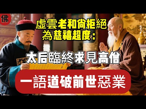 虛雲老和尚拒絕為慈禧超度：太后臨終求見高僧，一語道破前世惡業|佛教 |佛學知識|修心修行|禪悟人生 |南無阿彌陀佛|養生|虛雲老和尚|談佛心安