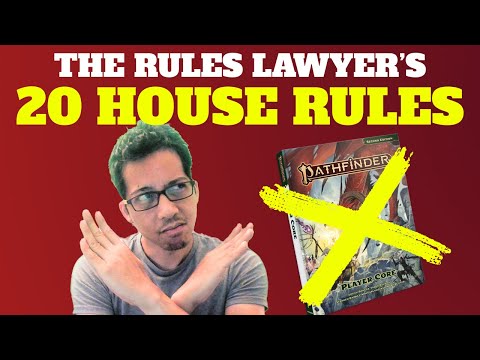 Things I house rule and NERF in Pathfinder 2e! (Rules Lawyer)