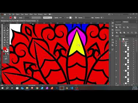 Coloring Your Mandala in Adobe Illustrator