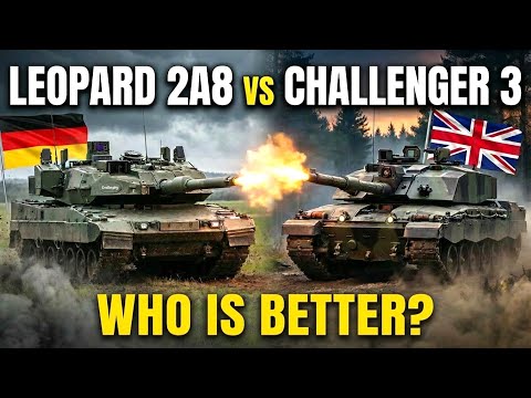 Germany’s New Leopard 2A8 Is Better Than Britain’s Challenger 3?!