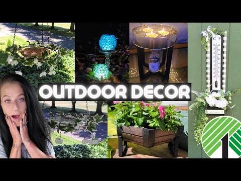 DIY DOLLAR TREE OUTDOOR DECOR | JAW DROPPING 😲 EASY DIY'S