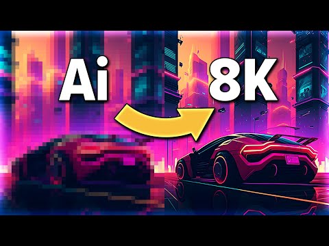 How to UPSCALE your AI ARTWORK! (Midjourney, Nightcafe, Dalle-2)