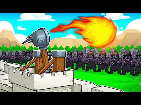 Upgrading to FLAMING TREBUCHETS to defend my kingdom!