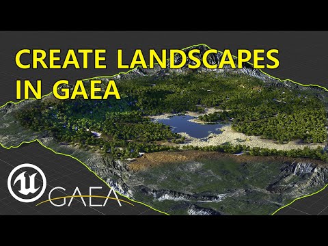 UE5 | Create a Photorealistic Mountain Landscape in Gaea