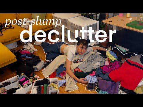 closet clean out (and getting out of a slump)