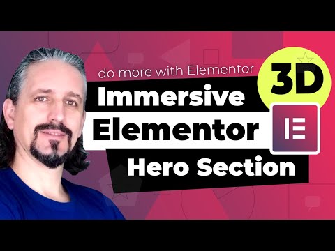 Elementor Tutorial: Immersive Hero Section Design and Slider for 2020